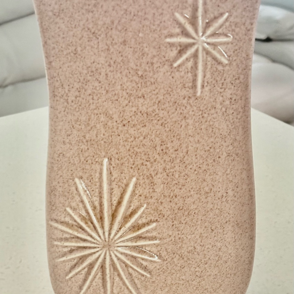 RARE! Mid Century Charles Murphy X Red Wing USAPottery Vase M-1570 Pink Speckle